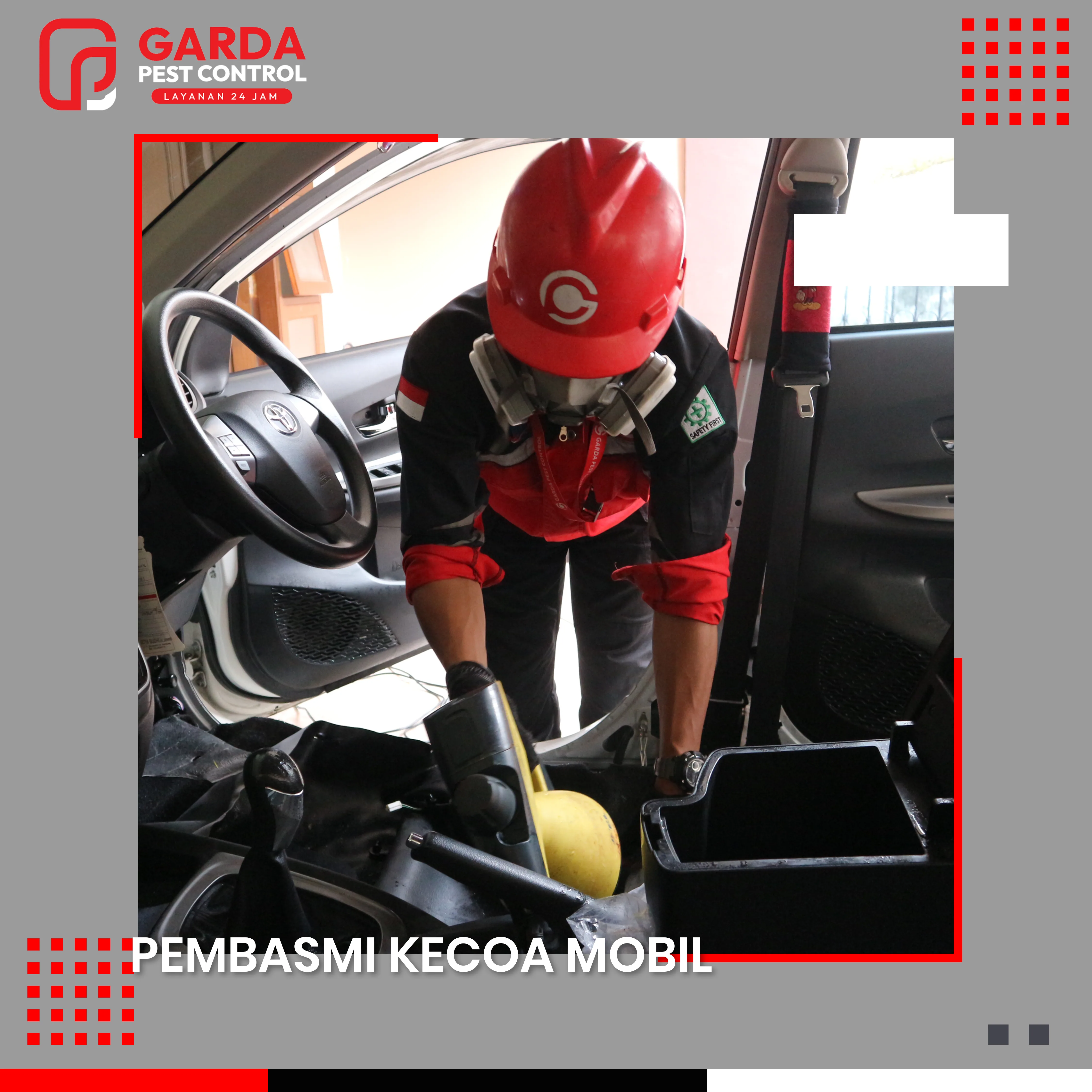 Jasa Pembasmi Kecoa di Mobil