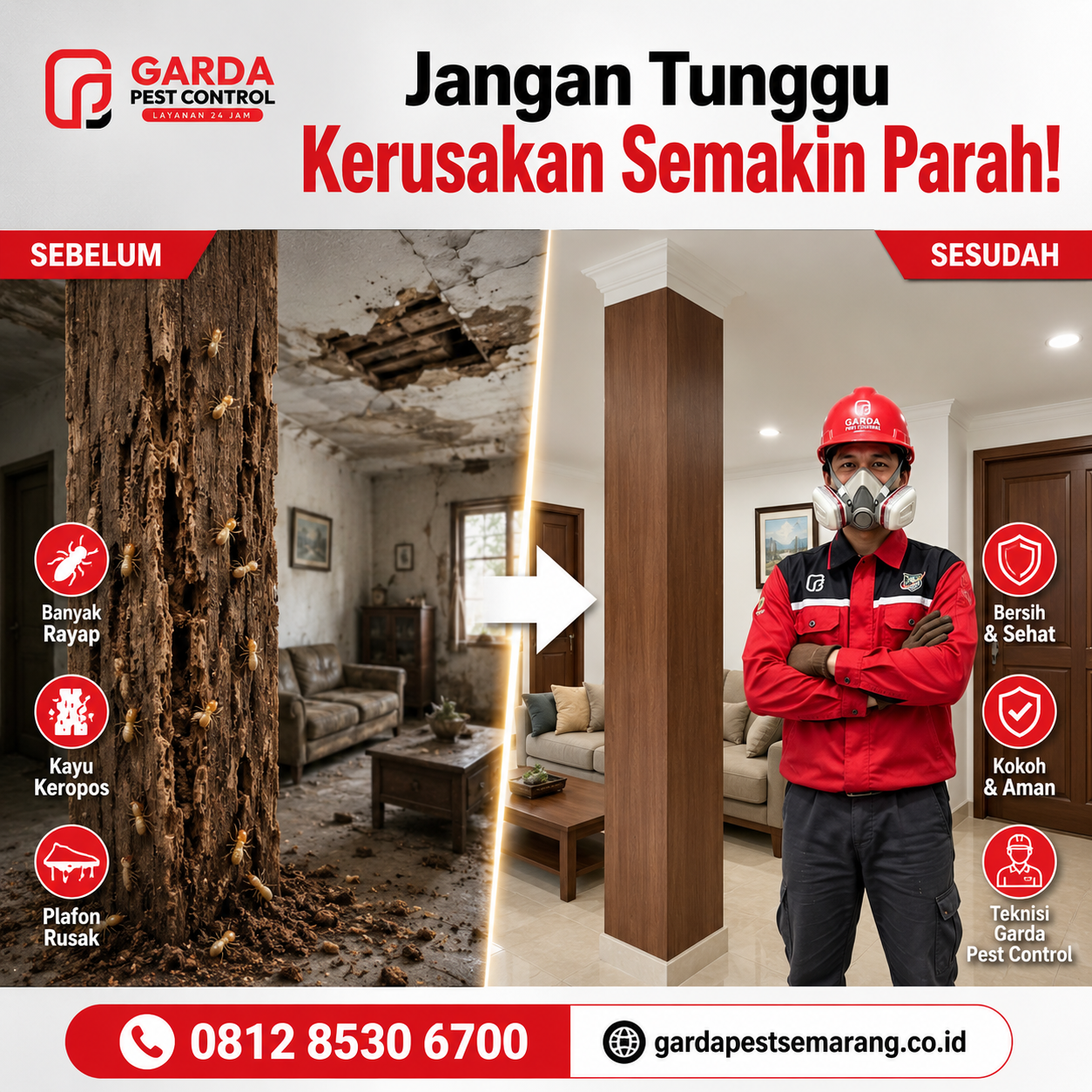 Pembasmi Rayap Terbaik di Semarang Timur