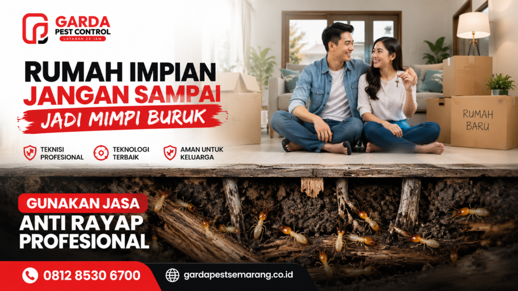 Biaya Basmi Rayap di Semarang Kota Paling Terjangkau