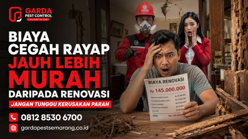 Jasa Pembasmi Rayap di Semarang Barat Harga Promo