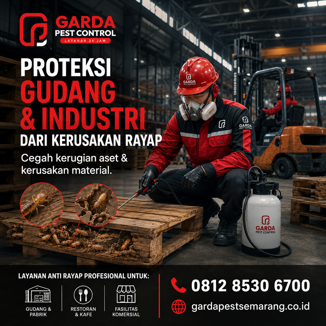Jasa Pembasmi Rayap di Semarang Barat Harga Promo