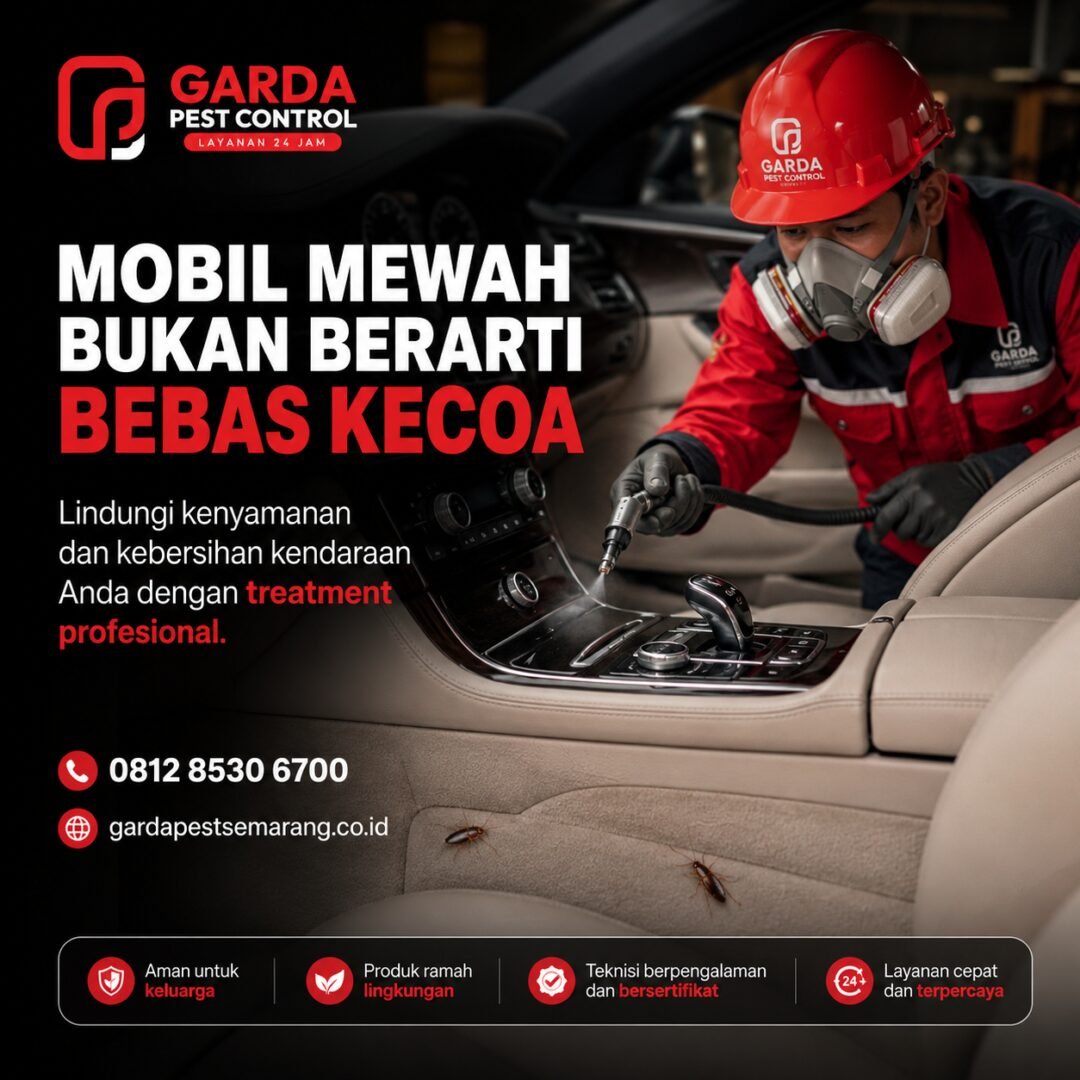 Jasa Pembasmi Kecoa di Mobil Jakarta Harga Terjangkau