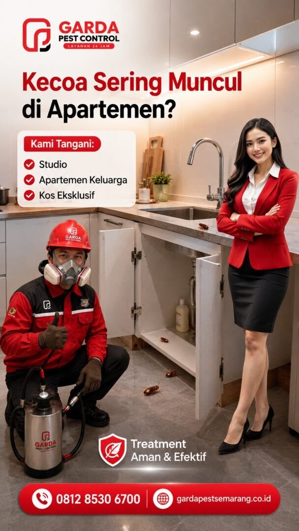 Jasa Pembasmi Kecoa di Apartemen