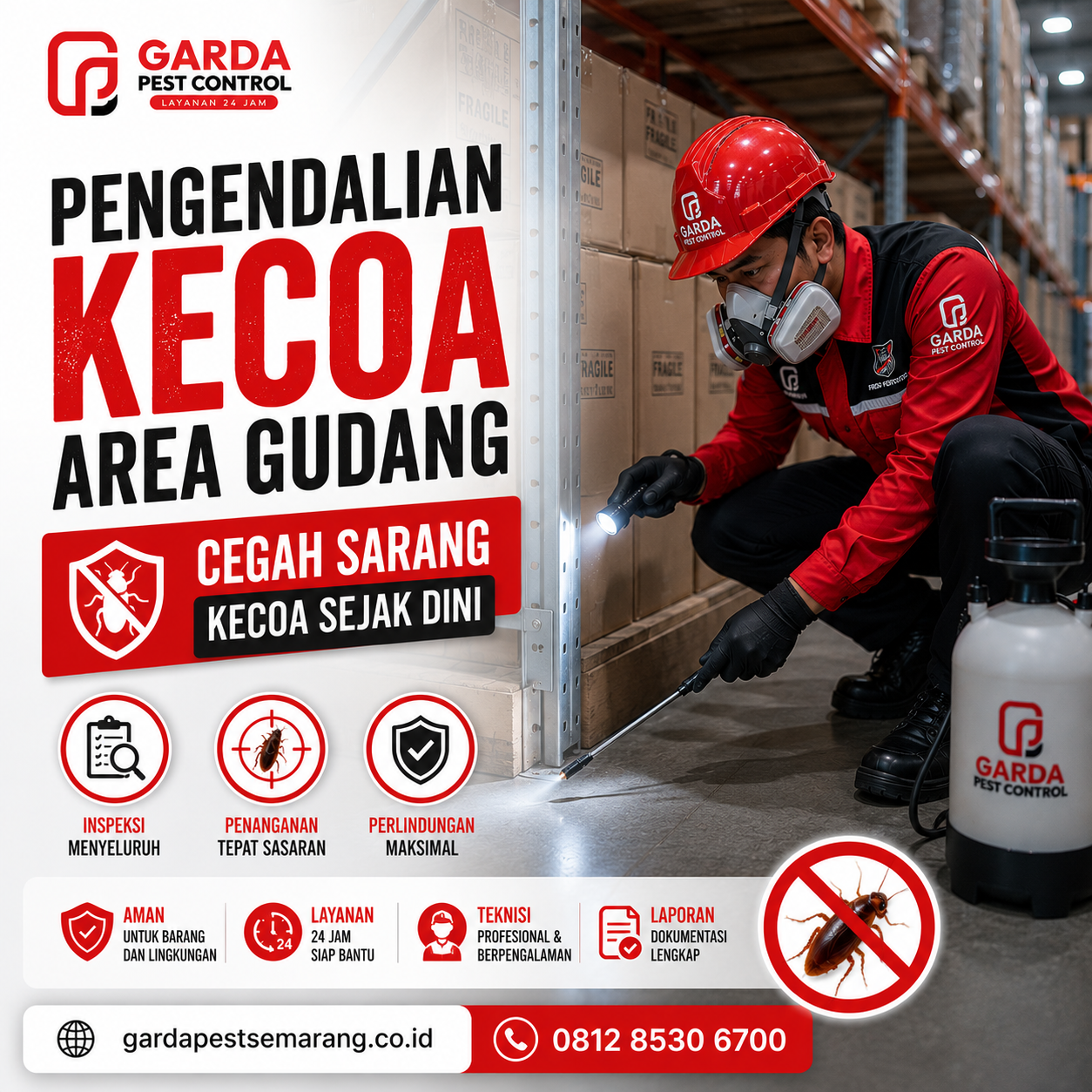 Pembasmi Kecoa Rumah Semarang: Solusi Cepat dan Tepat untuk Hunian Bersih