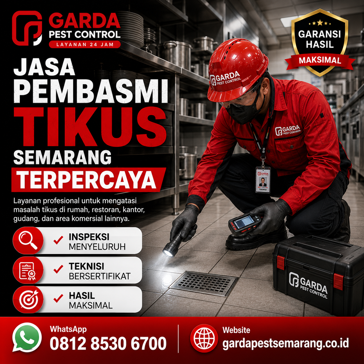 Layanan Pembasmi Tikus Semarang Panggilan 24 Jam Respon Cepat