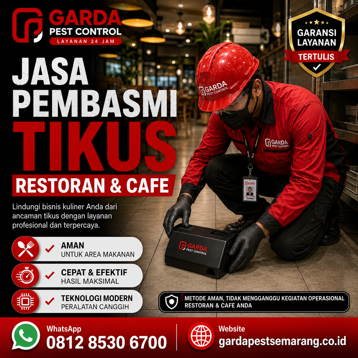 Jasa Pembasmi Tikus untuk Restoran di Semarang: Solusi Kebersihan Dapur Usaha Kuliner
