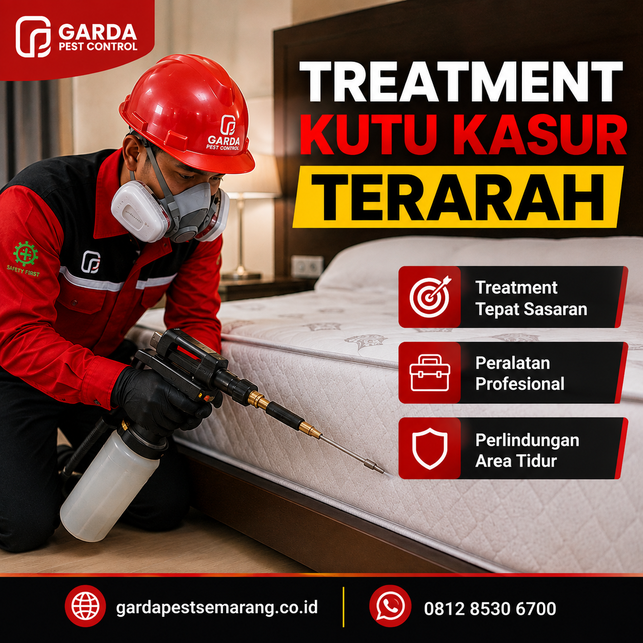 Jasa Pembasmi Kutu Kasur Semarang Aman untuk Bayi dan Keluarga