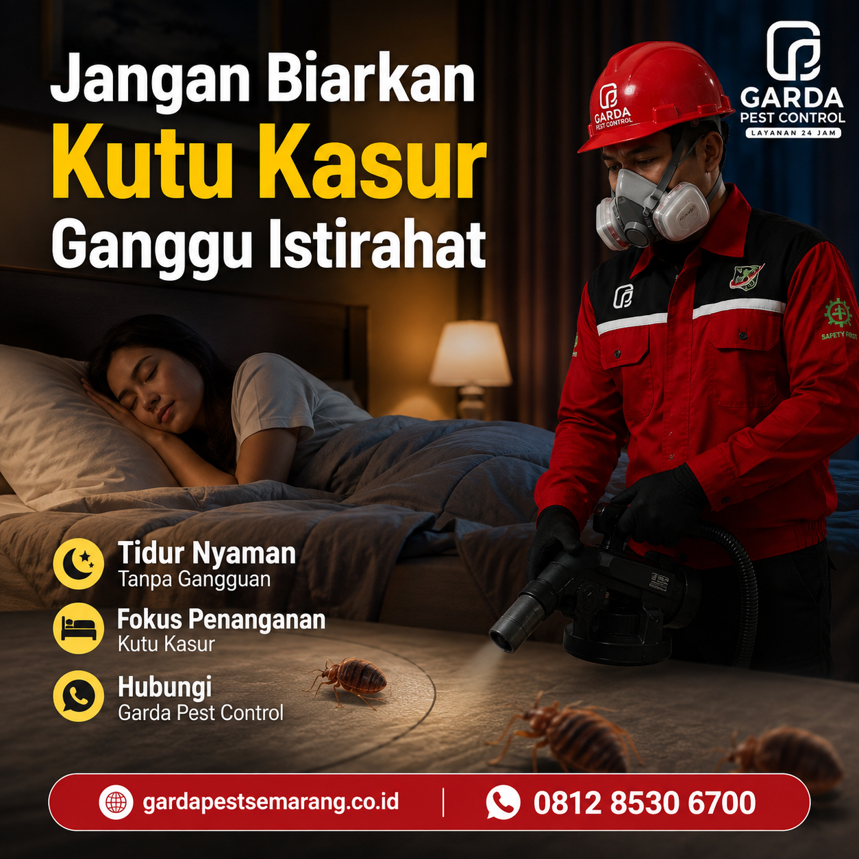 Jasa Pembasmi Kutu Kasur Semarang Aman untuk Bayi dan Keluarga