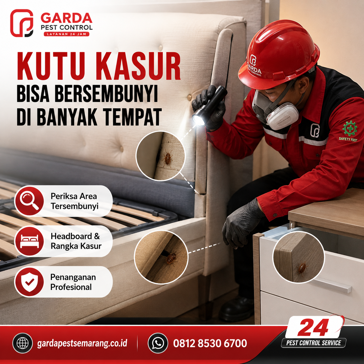 Jasa Pembasmi Kutu Kasur Hotel dan Kos Semarang Untuk Tidur Nyenyak