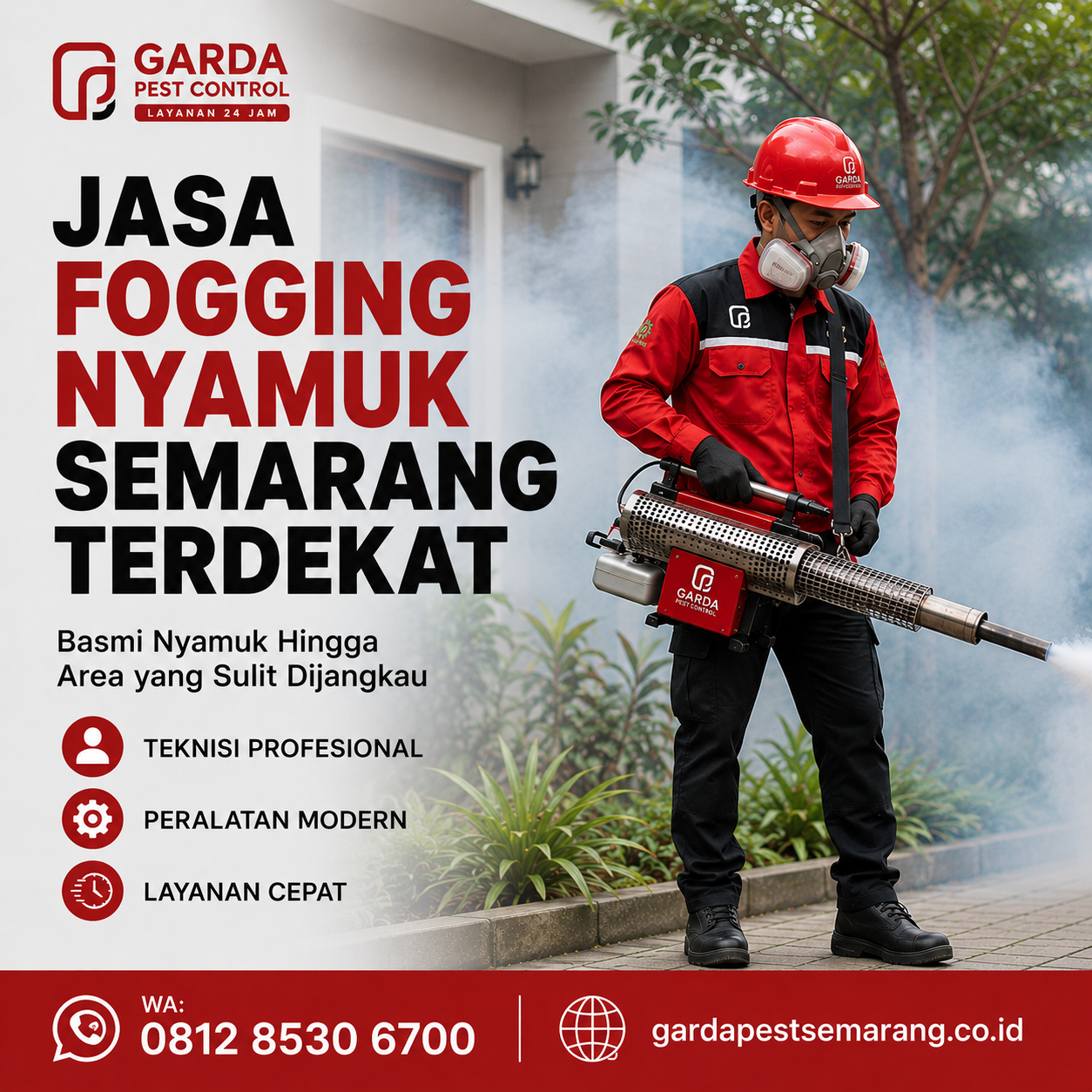 Jasa Fogging Nyamuk Komplek Perumahan Semarang Terpercaya & Aman