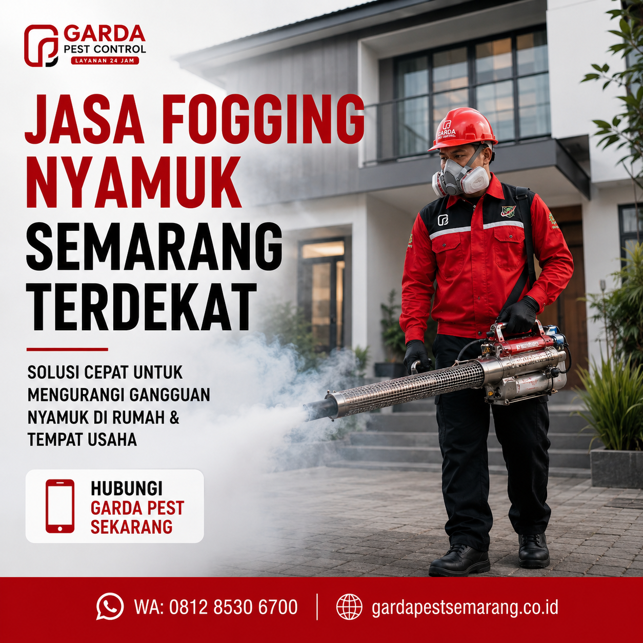 Jasa Fogging Nyamuk Area Pabrik dan Kantor Semarang Professional