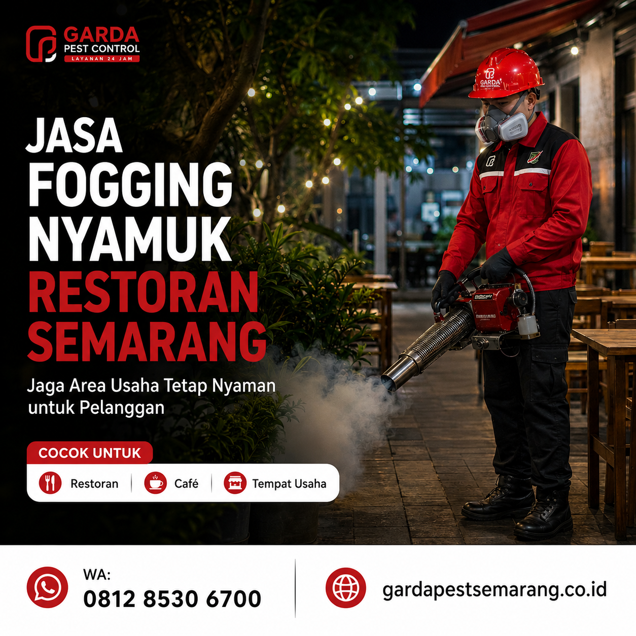 Jasa Fogging Nyamuk untuk Kantor dan Pabrik Semarang dari Garda Pest Control