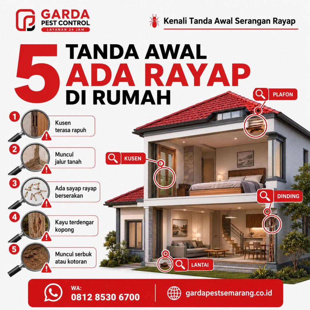 Jasa Pembasmi Rayap Semarang Deteksi Dini untuk Perlindungan Rumah