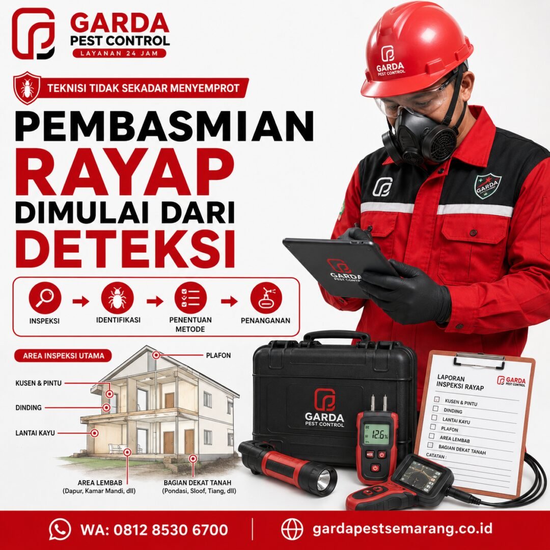 Jasa Suntik Rayap Pasca Konstruksi Semarang