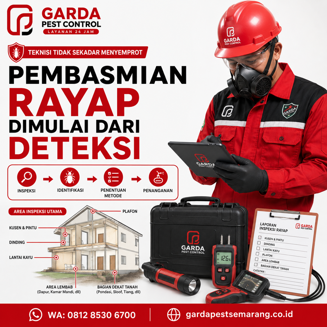 Jasa Suntik Rayap Pasca Konstruksi Semarang