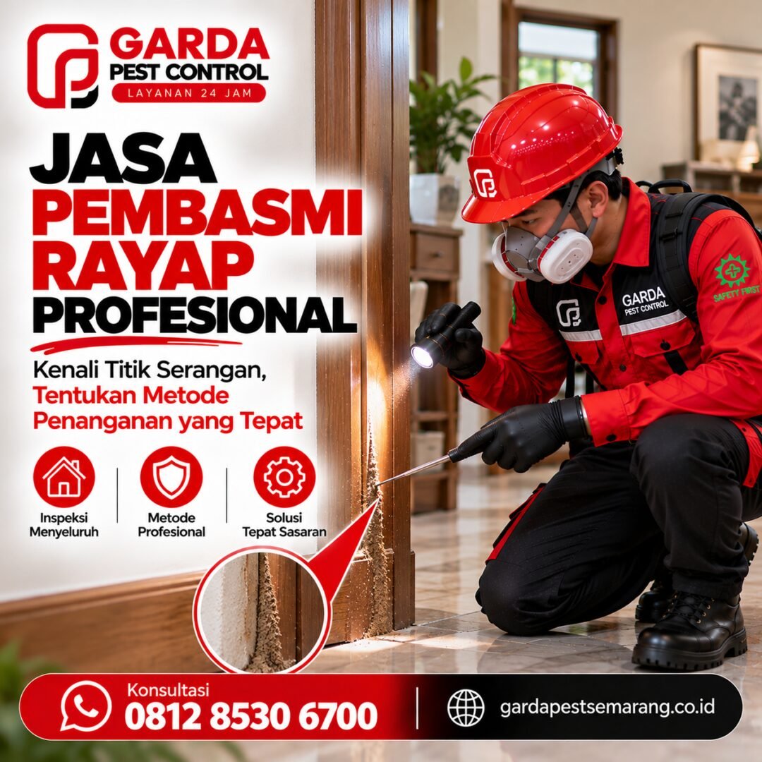 Jasa Anti Rayap di Semarang Terbukti Efektif