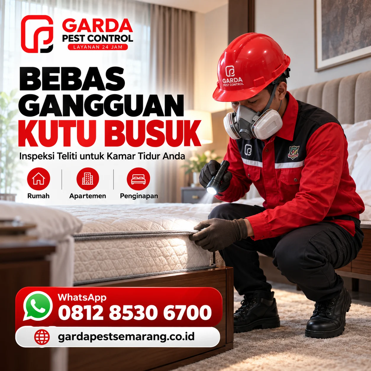 Jasa Pembasmi Kutu Busuk Makassar