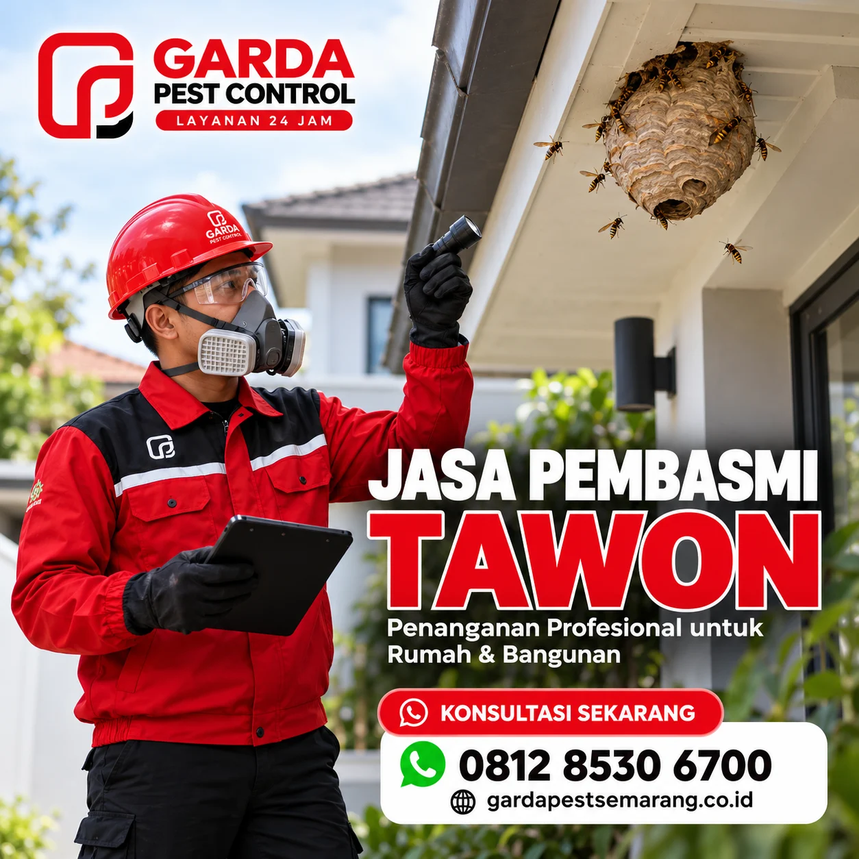 Jasa Pembasmi Sarang Tawon di Semarang Terbaik