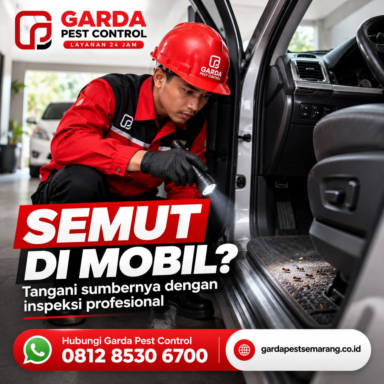 Jasa Pembasmi Semut di Mobil Semarang Ahlinya Basmi Hama