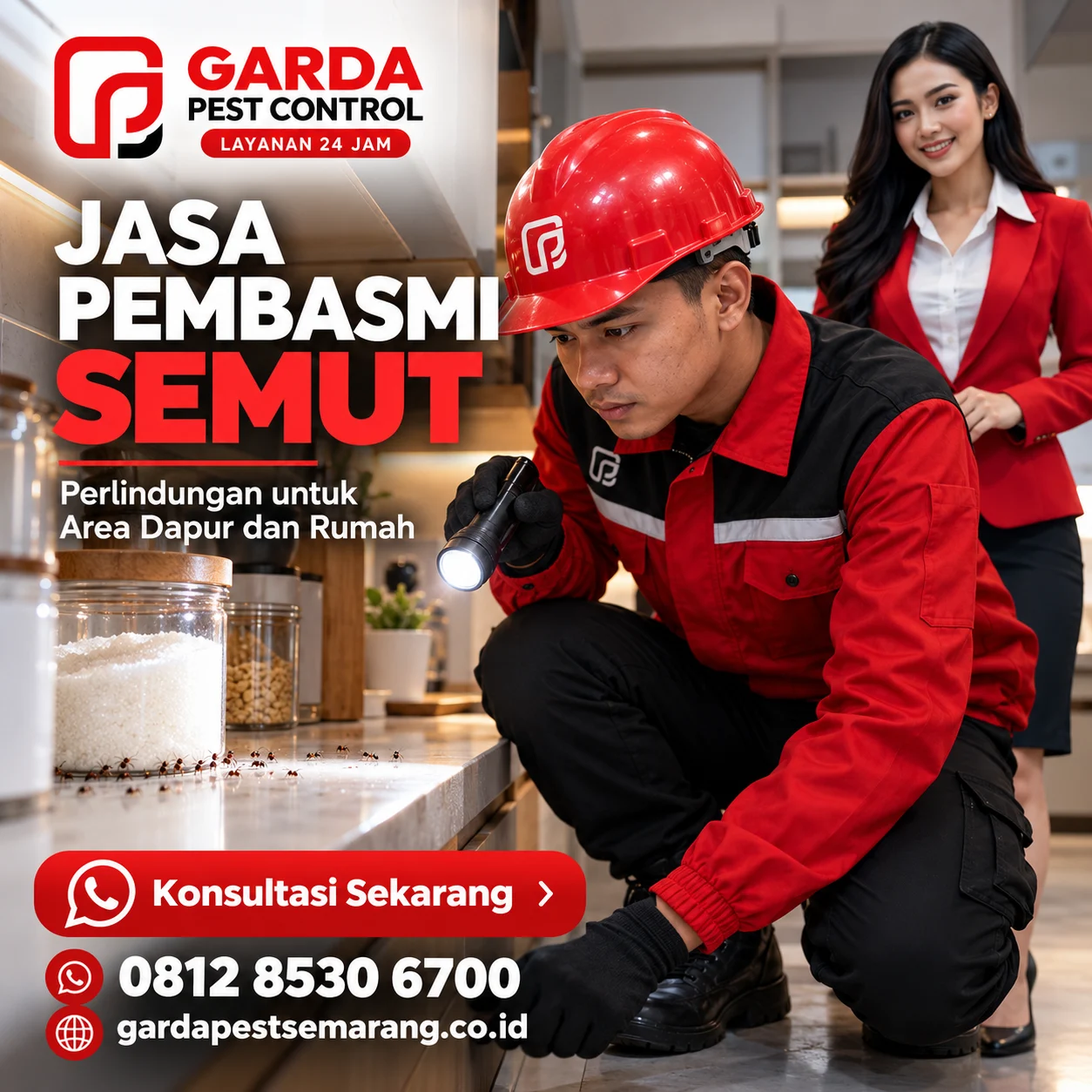 Jasa Pembasmi Semut di Semarang Layanan 24 Jam